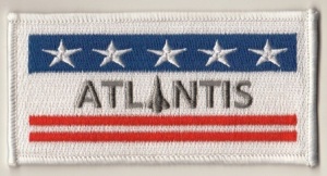 Embroidered Flag Patch for NASA Space Shuttle Atlantis
