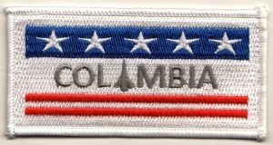 NASA Space Shuttle Columbia (OV-102) Embroidered Flag Patch